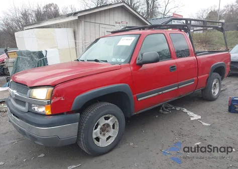 2005 Chevrolet Silverado 1500 Z71 из США, поврежденный, VIN 1GCEK19B05E284721